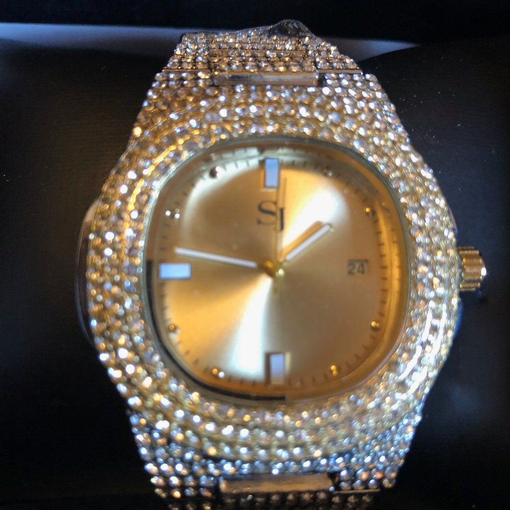 Sassy Jones 'QUEEN' Crystal Watch (NEW/never worn)